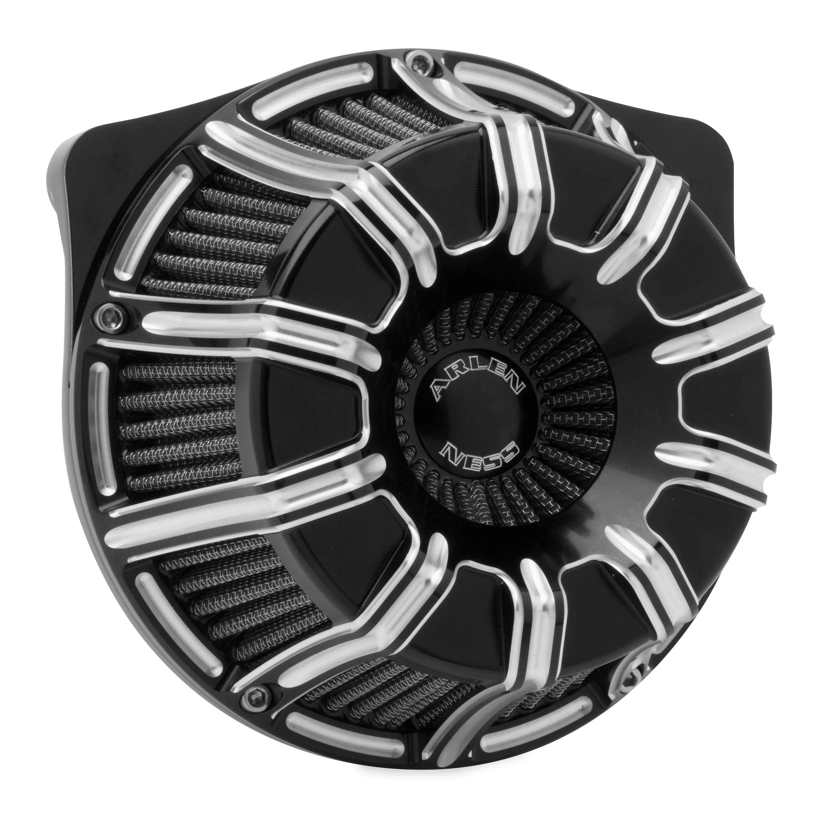 Arlen Ness Black 10 Gauge Inverted Stage 1 Air Cleaner Harley Milwaukee 8 17-18
