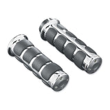 KURYAKYN CHROME ISO GRIPS FOR 2014-2017 INDIAN CHIEF CLASSIC, DARK HORSE PR 6366