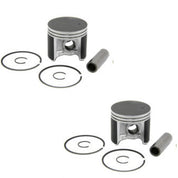 2 Piston Kits POLARIS INDY 500 L/C, CLASSIC- 488cc ('89-98) 72.50MM