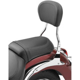 Respaldo redondo Cobra con almohadilla de 14" cromado - 02-8745