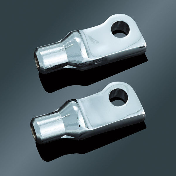 Kuryakyn Chrome Tapered Footpeg Peg Adapters Harley Sportster Forward Controls