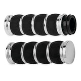 Harley FXDF Dyna Fat Bob 2008-2014Ring Leader Fusion Grips Chrome by Arlen Ness