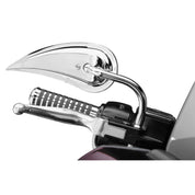Arlen Ness RAD III Chrome Die Cast Right Side Handlebar Mirror Harley Metric New