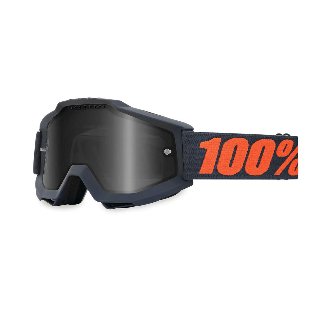 100% Gen1 Accuri Sand Goggles Gunmetal with Dark Smoke Lens - 50201-025-02