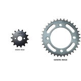 Kit de piñones de acero delanteros y traseros SUNSTAR para HONDA XR70R todoterreno 2000-2003