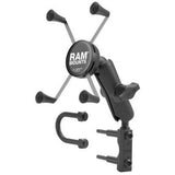 Soporte para teléfono Ram Mounts con depósito de freno/embrague y base X-Grip, color negro - RAM-B-174-UN10