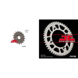 Front Steel and Rear Aluminum Sprocket Kit for OffRoad SUZUKI RM85 2002-2015