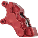 Arlen Ness Red 11.8" Left 6 Piston Differential Bore Brake Caliper 02-226