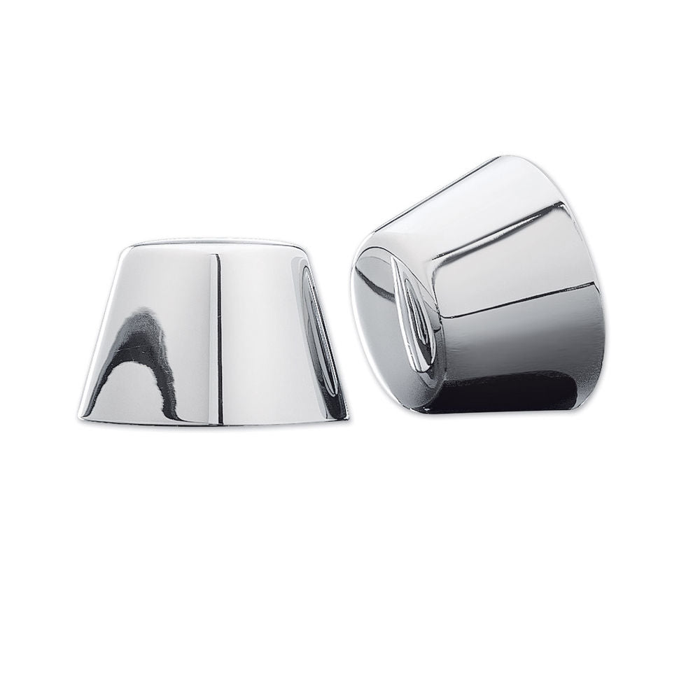 KURYAKYN CHROME FRONT AXLE CAPS 2008-2017 HARLEY TOURING, 2008-17 SPORTSTER 1214