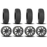 Llantas System 3 SB-4 Beadlock de 15" en negro mate y neumáticos XCR350 [32x10R-15]