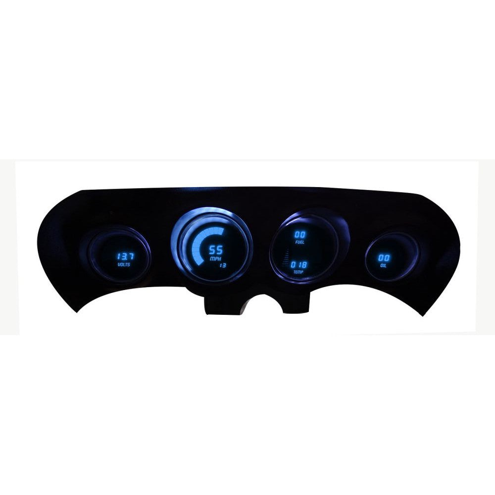 Intellitronix 1969-1970 Ford Mustang LED Digital DP7003 - Blue