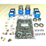 Kit de reconstrucción de cabezal de potencia WSM para Yamaha 150 - 225 HP 6 cilindros 84-92 .010 más