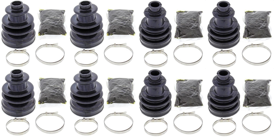 Complete Front & Rear Inner & Outer CV Boot Repair Kit Polaris RZR S 800 09-10