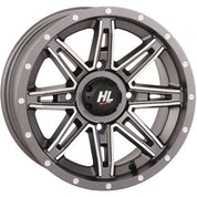 High Lifter 14x7 4/156 4+3 Gun Metal / Machined HL22 Wheel 14HL22-1856