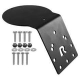 Placa adaptadora de antena Ram Mounts, redonda, compatible con AMPS, negra - RAM-344U