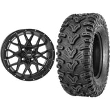 Set of 2 Mounted Wheel and Tire Kit Wheel: 14x7 5+2 4/137 Tire: 28x10-14 6 Ply