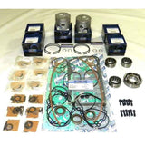 WSM Powerhead Rebuild Kit For Mercury / Mariner 115 - 150 Hp 2.5L Optimax 2000 .015 Over