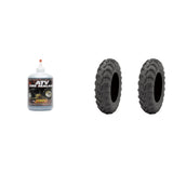 Juego de 2 neumáticos delanteros/traseros ITP Mud Lite AT 24x9-11 de 6 capas con sellador QUADBOSS