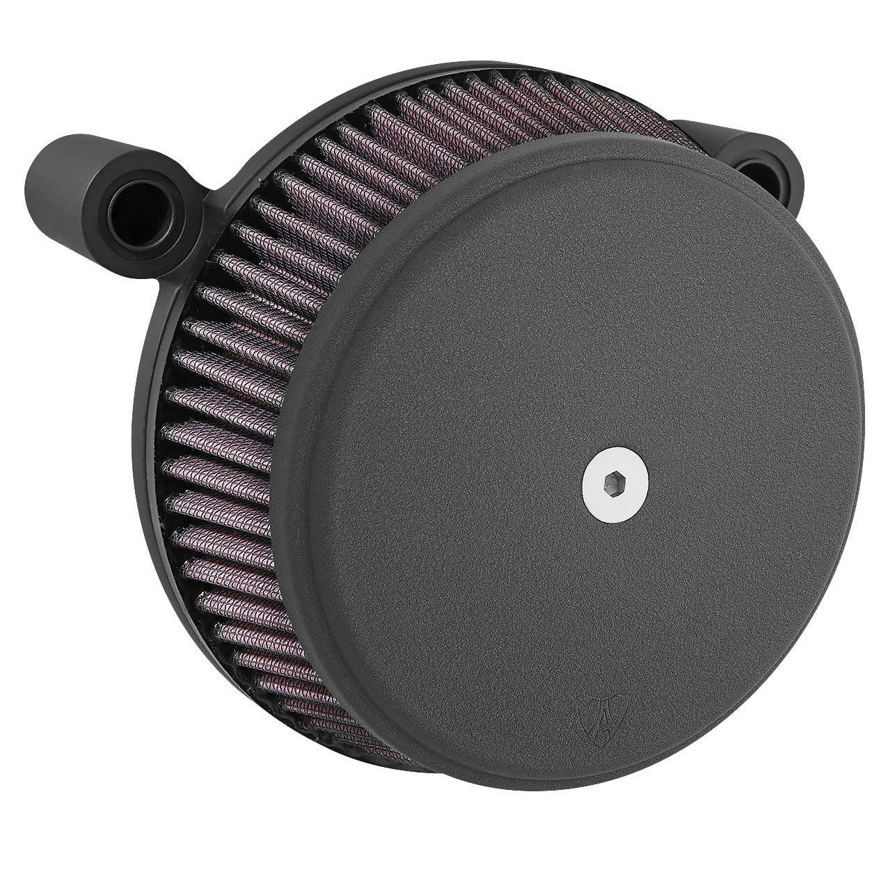 Arlen Ness Black Big Sucker Stage I Air Cleaner w/ Wrinkle Cover M8  17-18 New