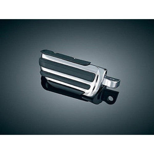 Kuryakyn Chrome Rubber Pilot Footpeg Driver Cruise Pegs Male Mount Pair Harley