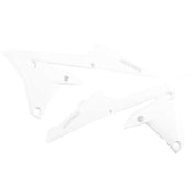 Acerbis White-Lower Radiator Shrouds for Yamaha - 2374150002