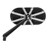 Arlen Ness 10-Gauge Right Black Mirror 13-162