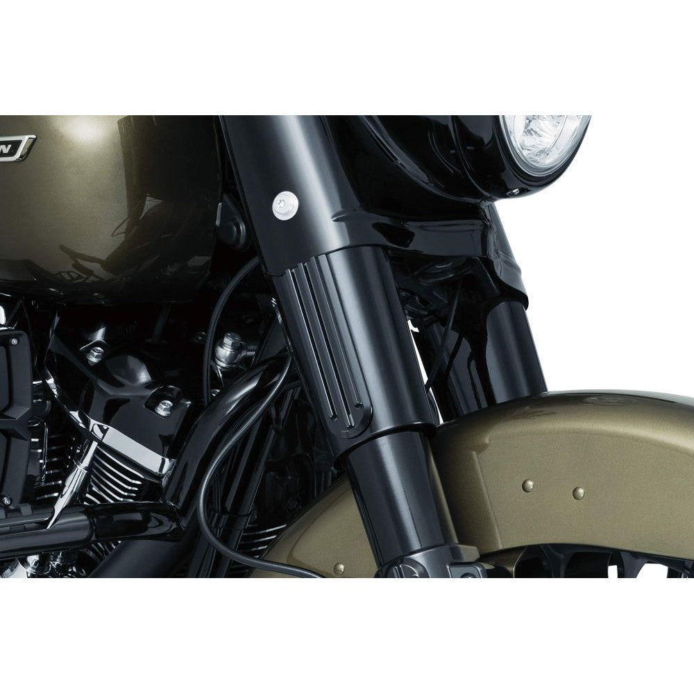 Kuryakyn Upper Fork Slider Accents Gloss Black