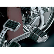 Kuryakyn Chrome Longhorn Offset Highway Iso Pegs 1-1/4” Guard Tube Harley Honda