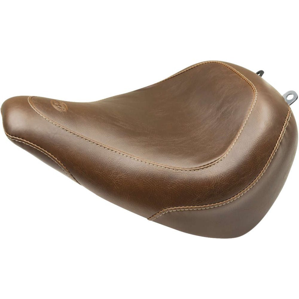 Mustang Wide Tripper Solo Seat Smooth Brown 83056
