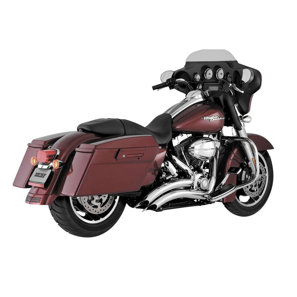 Vance And Hines Big Radius 2-Into-2 Chrome With Fuelpak FP3