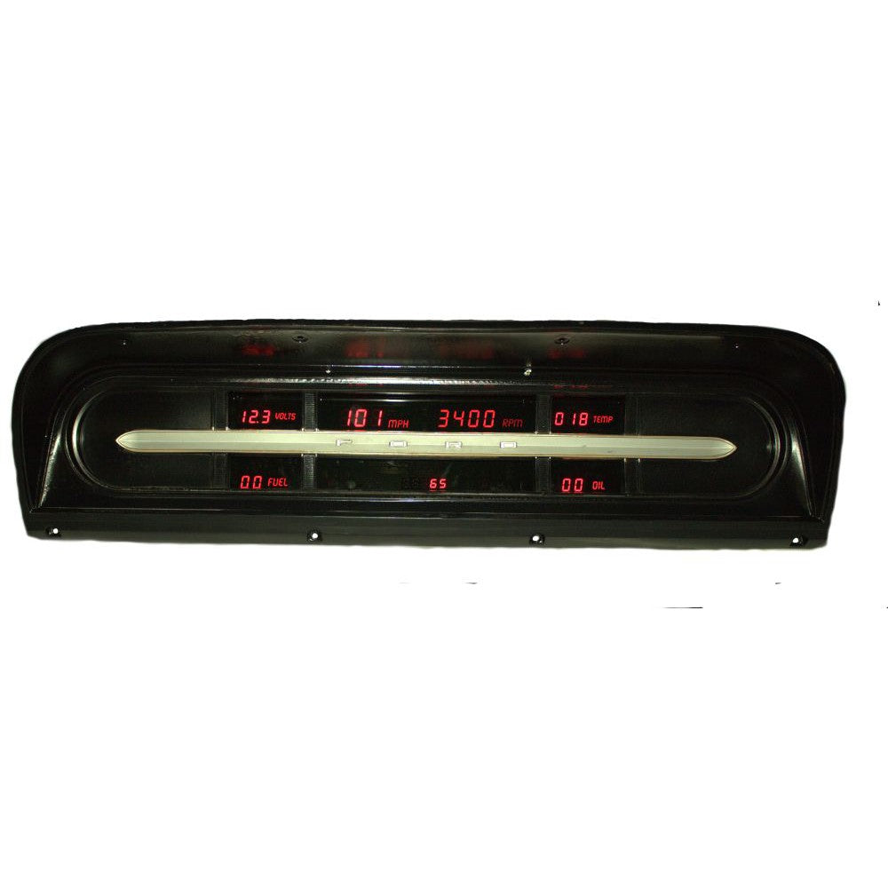 Intellitronix 1967-1972 Ford Truck LED Digital Panel DP1009 - Red