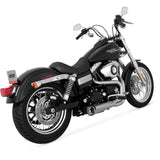 Vance & Hines 75-115-4 Competition Series 2:1 Exhaust Systems; Brushed