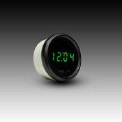 Intellitronix Clock LED Digital in Black Bezel - Green