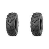Set of 2 QUADBOSS QBT671 Front Tires 25x8-12 6-ply