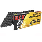 DID 520VO Professional O-Ring Chain 100 Links Natural for Street Motorcycle