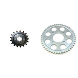 Kit de piñón delantero y trasero para Honda CB750F de calle (1975-1976)