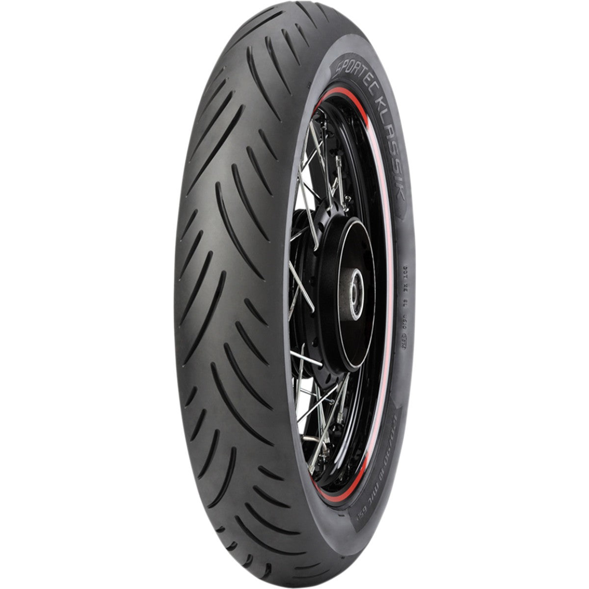 Sportec Klasssik Front & Rear Tire Set, 110/80V17 (57V) & 140/80VB17 (69V)