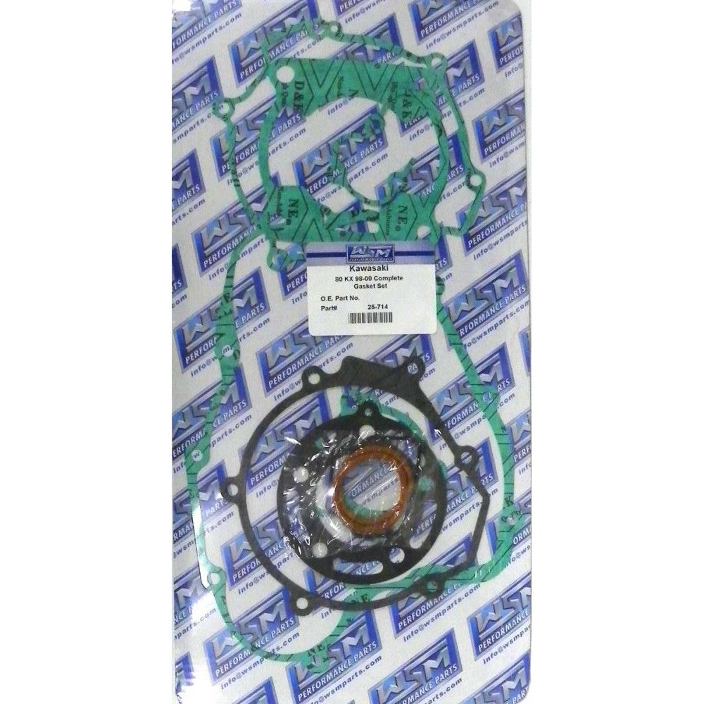 WSM Complete Gasket Kit For Kawasaki 80 KX 98-00 25-714