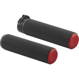Arlen Ness Knurled Red Cable Grips 07-336