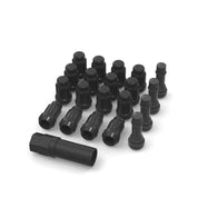 Bullite 16 Piece Black Lug Nut Set 3/8"-24