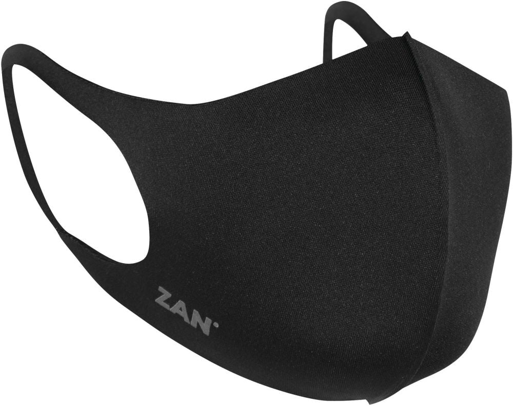Zan Headgear Lightweight Face Mask 2-Pack Black