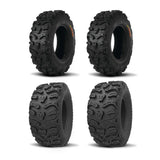 Juego de dos neumáticos Kenda K587 Bear Claw HTR (8 capas) [25x8R-12] y dos neumáticos (8 capas) [25x10R-12]