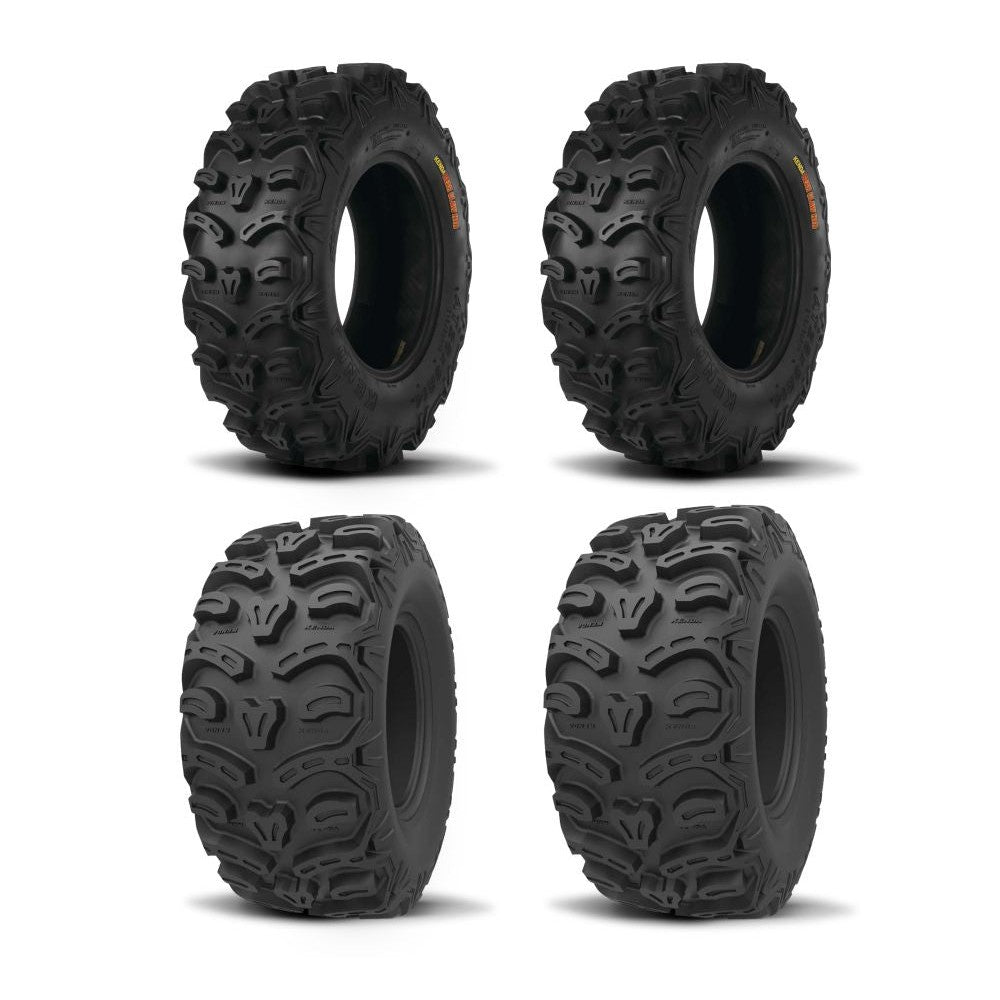 Kenda Set of Two K587 Bear Claw HTR Tires (8 Ply) [28x9R-14] And Two (8 Ply) [28x11R-14] Tires