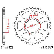 Front & Rear Sprocket Kit for SUZUKI TC100 72-77 JT Sprockets