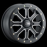 ITP Inertia Wheel Matte Black 15x7 4/137 5+2 15VB418BX