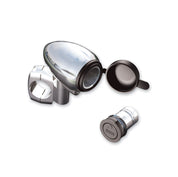 Kuryakyn Chrome Handlebar 1" Mount Power Point Charger Cigarette Lighter Harley