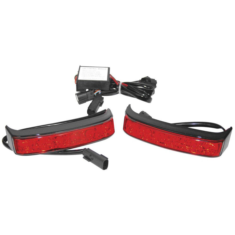 Letric Lighting Saddlebag LED Lights Black