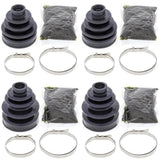 Complete Front Inner & Outer CV Boot Repair Kit Honda TRX680 Rincon 2008-2009