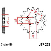 Front & Rear Sprocket Kit for HONDA CT70-USA 69-82 JT Sprockets