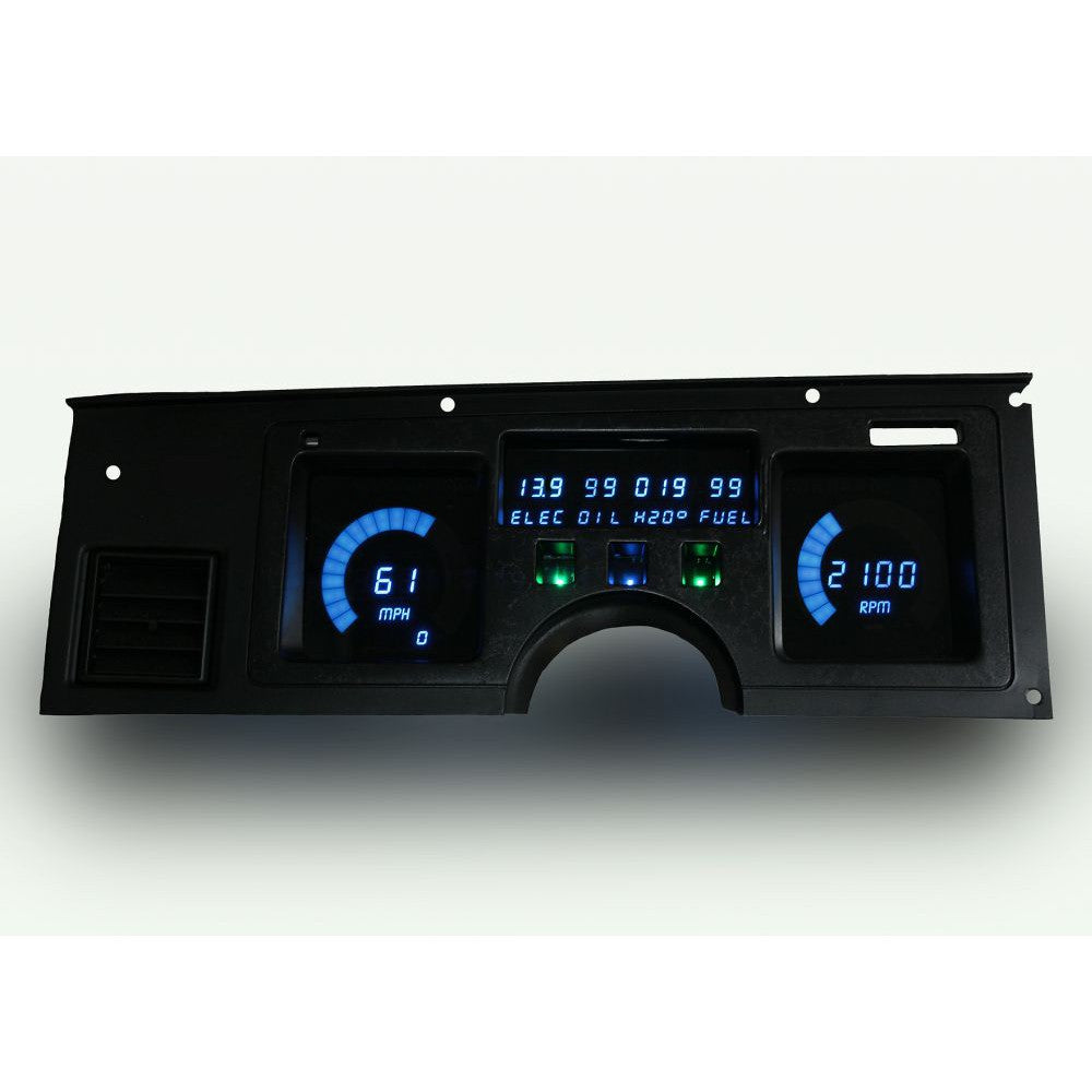 Intellitronix 1984-1989 Corvette LED Digital DP2003 - Blue